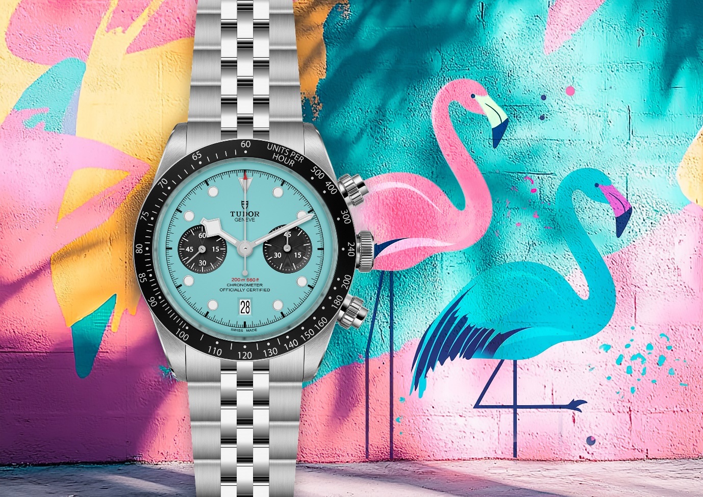 Tudor Neuheit | Black Bay Chrono „Flamingo Blue“