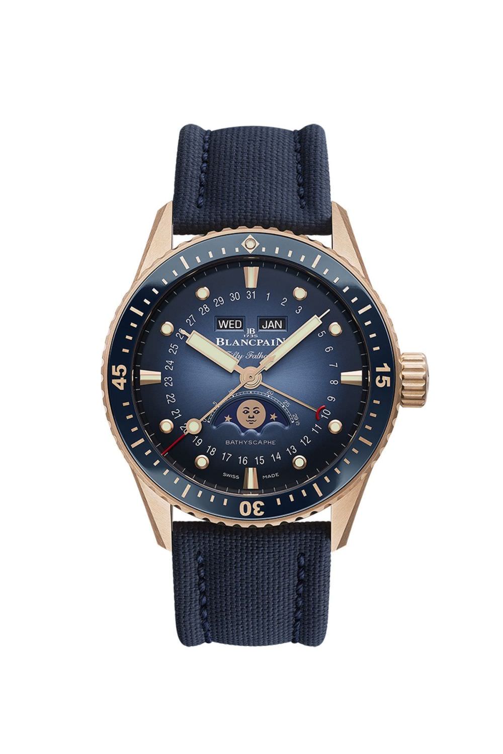 Blancpain Fifty Fathoms BATHYSCAPHE QUANTIÈME COMPLET PHASES DE LUNE  5054.3640.O52B